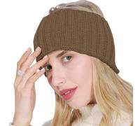 Knitted Headband Ear Muffs - Thick Winter Band | Soft Warm Crochet Wrap, Comfortable Cold Weather Accessory for Running, Jogging, Hiking, Skiing, Marc