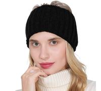 Knitted Headband for Women - Soft Elastic Crochet Headband, Winter Headbands for Women, Warm Headbands for Women | Cold Ear Warmer Headband, Thick Warm Crochet Headband Knit