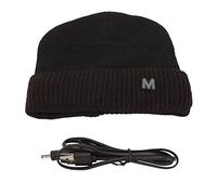 Knitted Heated Hat, Thermal Heated USB Electric Hat for Winter (Deep Coffee Edge)