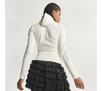 KNITTED HOODED LONG SLEEVE