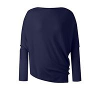 Knitted Jumpers Fall Sweaters for Women Asymmetric Draped Jumper Long Batwing Sleeve Off The Shoulder Sweater Knit Pullover Christmas Ski Women Pullover Sweater Daily Essentials Pullover for Mom