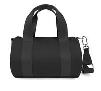 Knitted Nylon Handbag,Adjustable Strap Shoulder Bag,Sports Bucket Bag,Travel Bags, Unisex Multi-functional Gym Bag, Black, Fashion