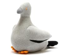 Knitted Organic Cotton Pigeon Baby Rattle, Suitable from Birth
