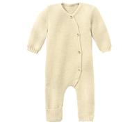 Knitted Overalls Baby & Toddler - 100% Organic Merino - Breathable & Comfortable - Unisex Size 50 - 80 - Sustainable & Fair - Stretchy with Fold-Over Cuffs - Made in Germany, natural, 50/56 cm