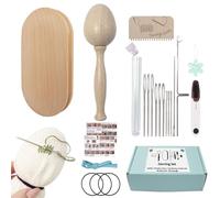 Knitted Patching Kit For Textile Repair And Garment, Sewing Project Kit For Sewing Machine Works, Punching Tools, Denim Jeans Wool Fabric Furniture Fabric Sofa Clothes