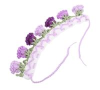 Knitted PET Collar with Flower Accent, Gentle Adjustable Woolen Yarn | Cute Stylish Accessory for Kittens and Puppies, Soft Texture, Outdoor Use, PET Photography