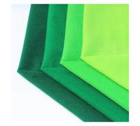Knitted Polar Fleece Fabric Polyester Loop Fleece Fabric, Brushed Velboa, Velvet Knit, Patchwork Sewing, Plush Felt Cloth, DIY Stuff(Green 4Pcs,Each 20x25cm)