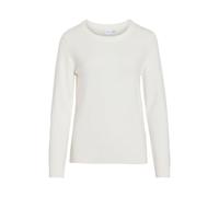 Knitted Pullover VIRIL Round Neck XS, White Alyssum, XS