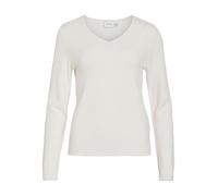 Vila Ril V Neck Sweater White S Woman