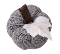 Knitted Pumpkin Decor Items To Celebrate The Of The Season Effortlessly Aesthetic Knit Pumpkins Designed(grey)