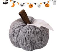 Knitted Pumpkin for Autumn Decoration,Pumpkin Decorative Knitted Pumpkins, Orange Color Vibrant Autumn Decor, Soft Warm Decorative Ornaments for Halloween, Easter, Th