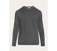 Knitted round-neck sweater KnowledgeCotton Apparel Regular Merino Gris 2XL