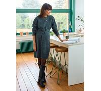 Knitted Short Dress with Wool for Maternity anthracite