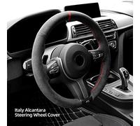 Knitted Steering Wheel Hand Stitch Alcantara Steering Wheel Cover for BMW F30 F31 F34 F10 F11 F07 F12 F13 X3 X4 X5 X6 F16 F20 F21 M135I 140I X1