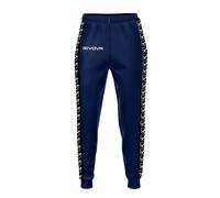 Knitted stripe jogging trousers Givova Blue 3XL