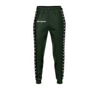Knitted stripe jogging trousers Givova Green L