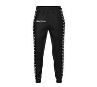 Givova Pantalone Tricot Band Trousers - 0010, M Black