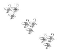 Knitted Sweater Ring Gold Grips Fidget Kit for Women Sizer Thumb Hooks Stackable Rings Crotchet Circular Marker Finger Knuckle Aprons Crochet Hook Silver Alloy