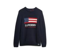 Superdry Vintage Athletic Sweater Blue,Black S Men
