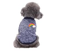 Knitted Sweaters Jumpers for Small Dogs Cats Cozy Soft Shirt Sweatshirts Warm Winter Coat Dog Pullover Pet Apparel,Navy2,XXL