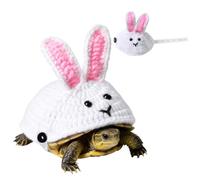 Knitted Turtle Clothes, Dinosaur/Rabbit Decorative Tortoise Shell Sweater with Snap Buttons, Soft Tortoise Knitted Outfit for Turtles Party Cosplay