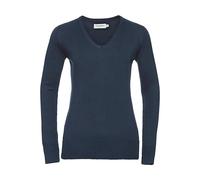 Knitted V-neck jumper for women Russell Athletic Bleu S