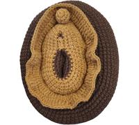 Knitted Vulva Clitoris Model, Female Knitted Vulva Gynecological Model, Female Anatomy Manikin, Human Body Ornament of Beauty Salons, for Reproductive System Teaching.(C)