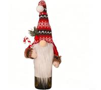 Knitted Wine Bottle Cover 35cm Holiday for Decor with