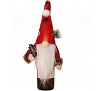 Knitted Wine Bottle Cover 35cm Holiday for Decor with
