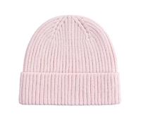 Knitted Winter Beanie Hat, Womens Pink Hat Winter, Women Beanie Hats, Comhats Pink Beanie Warm Cuffed Beanie Stretchy Soft Warm Daily