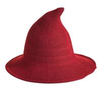 Knitted Witch Hat Pointed Cone Halloween Party Costume