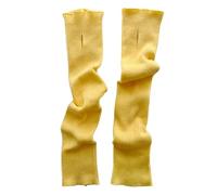 Knitted Wool Gloves Autumn Winter New Fingered Screen Warm Solid Color Long Sleeved Gloves Workout Skiing Running Sports Party Daily Life (Yellow, One Size)