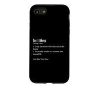 Knitter Funny Knitting Def Yarn Craft Case for iPhone SE (2020) / 7/8
