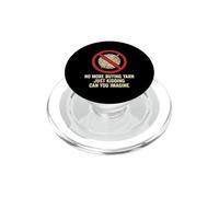 Knitter No Buying Yarn Just Kidding Crochet Hook PopSockets PopGrip for MagSafe