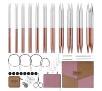 Knitter’s Pride Rosemist Interchangeable Needle Set 5""(13cm) - Regal