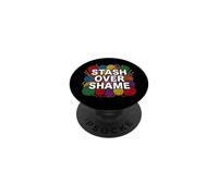 Knitter Yarn Hoarder Stash Over Shame Crochet PopSockets Adhesive PopGrip