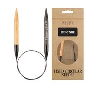 Knitter's Pride Day and Nite Circular Knitting Needle 100 cm 7.0 mm Black and Brown Accents 1 Piece