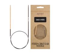 Knitter's Pride Day & Nite Circular Needle 40 cm 2.00 mm - 1 Unit, Black and Brown Accents