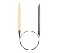 Knitter's Pride Day & Nite Circular Needle 60 cm 8.0 mm - 1 Piece Black and Brown Accents