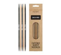 Knitter's Pride Day & Nite Double-Pointed Sock Needle 20 cm 4.0 mm - 1 Piece, Black/Brown