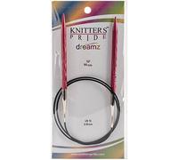 Knitter's Pride Dreamz Fixed Circular Needles 32-inch Size 10/6 mm, Acrylic, Multicolour, 8.89x18.41x0.63 cm