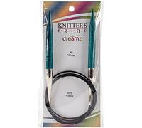 Knitter's Pride Dreamz Fixed Circular Needles 40-inch Size 15/10 mm, Acrylic, Multicolour, 8.89x18.41x1.27 cm