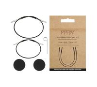 Knitter's Pride mini Interchangeable Cable for 27-30 cm Needles, 1 Piece, Black