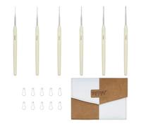 Knitter's Pride Pearl Steel Crochet Hook 0.50-1.75 mm Beige/Silver - 1 piece