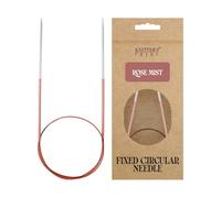 Knitter's Pride Rosemist Circular Needle 40 cm 2.75 mm - 1 piece, Silver and Pink