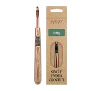 Knitter's Pride Terra Wooden Crochet Hook 7 mm, Brown - 1 piece