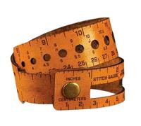 Knitting And Sewing Tools, Duals Metric & Inch Scale, 45cm, Wrist Measuring Tape, Leather Wrist Ruler, Wearable Measuring Tool, For Tailors, Knitters, Nurses, Crafters, And Fitness Enthusiasts