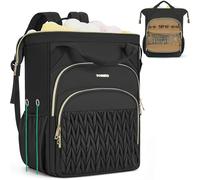 Knitting Bag Backpack, Large Crochet Bag Organizer,Water-Resistant Yarn Storage Organizer Tote Bag Yarn Holder for Crochet Hooks, Knitting Needles, Yarn Supplies