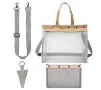 Knitting Bag Large Yarn Storage Organizer - Crochet Bags and Totes with Magnetic Closure | Includes Mother Daughter Bag for Crocheting Hooks & Knitting Needles | Gift for Crochet Lovers & Mother's Day