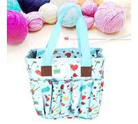 Knitting Bag Yarn Storage Tote 9.8 X 5.5 X 10.2in Wool Storage Bag 600D Oxford Cloth Huge Knitting Bags and Organizer Yarn Storage Holder for Crocheting Knitter (Sheep Shape)